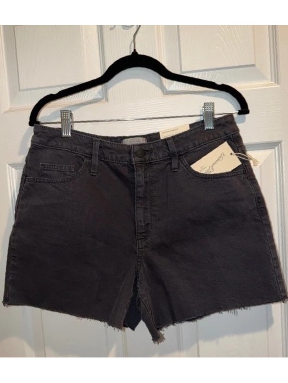 NWT Universal Thread High-Rise Frayed Denim Shorts – Women’s Size 8/29